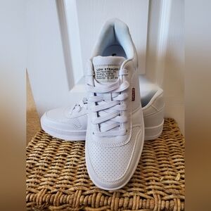 Levi's White Sneakers Womens Shoe 10
